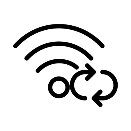 Refresh Wireless Networkのイラスト素材