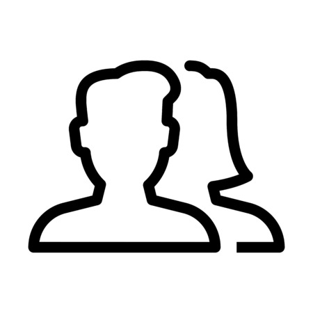 Male and Female Avatarのイラスト素材