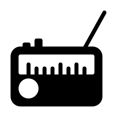 FM Radio Transmitterのイラスト素材