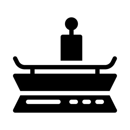 Weighing scale measurementのイラスト素材