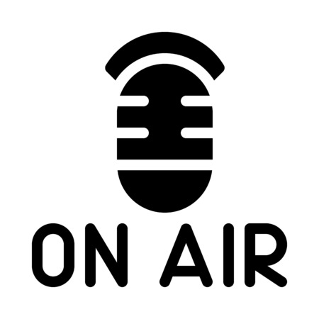 On Air Podcastのイラスト素材