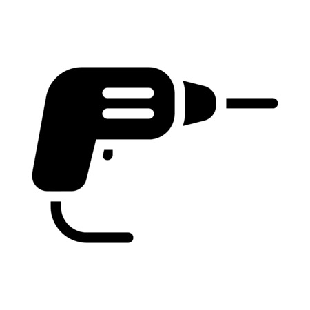 Heavy Duty Drill Machineのイラスト素材