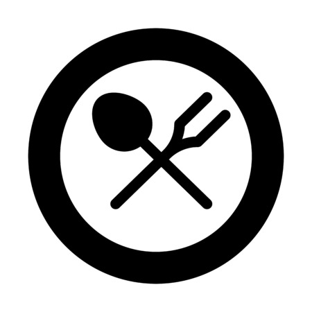 Plate Served, Canteenのイラスト素材