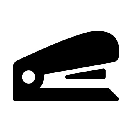 Office Supply, Staplerのイラスト素材