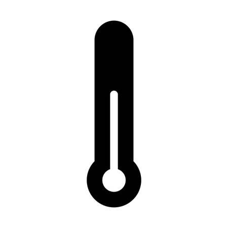 Temperature measuring thermometerのイラスト素材