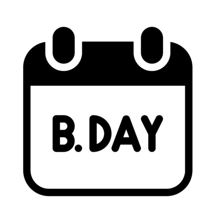 Birthday Calendarのイラスト素材