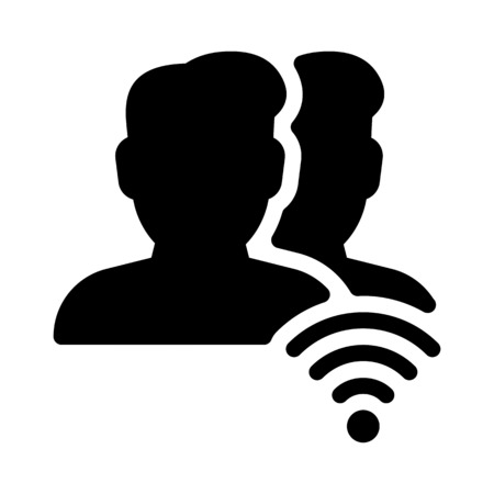 Users Wifi Strengthのイラスト素材