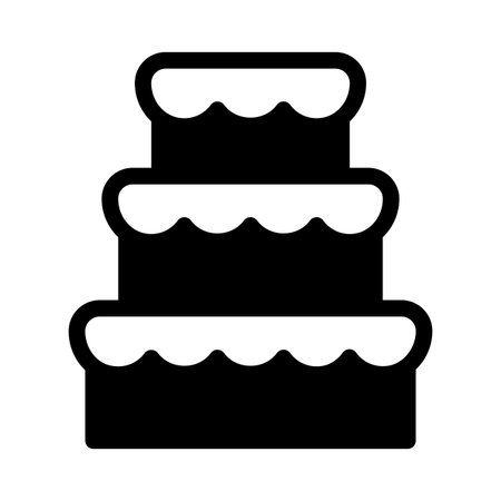 decorated wedding cake