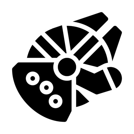 Millenium Falcon Birdのイラスト素材