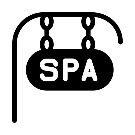 Spa Street Signのイラスト素材