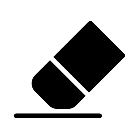Eraser tool Buttonのイラスト素材