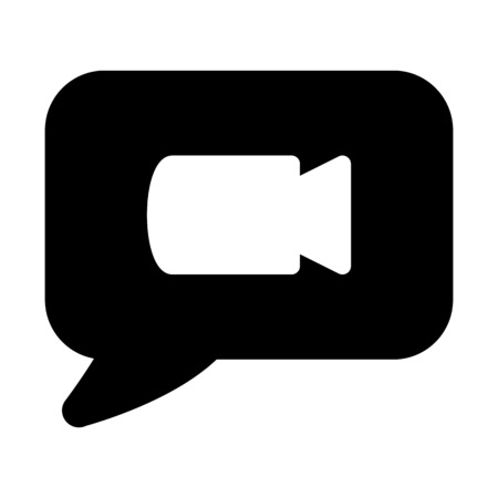 Camera Speech Bubbleのイラスト素材