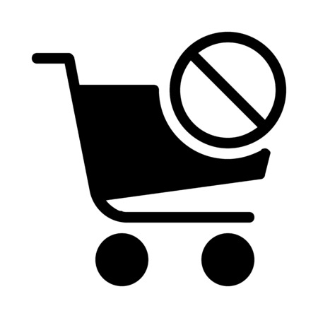 Invalid or Dismiss Cartのイラスト素材