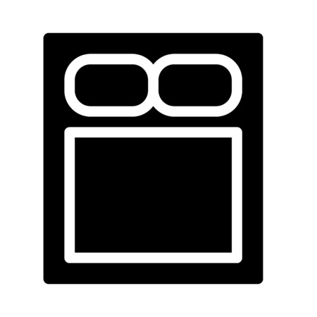 Double Bedのイラスト素材