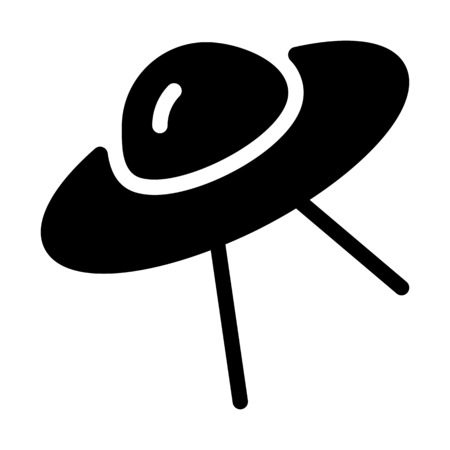 UFO Flying Saucerのイラスト素材