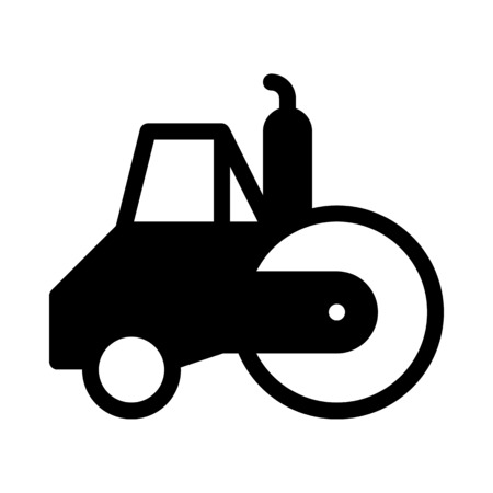 Road Construction Rollerのイラスト素材