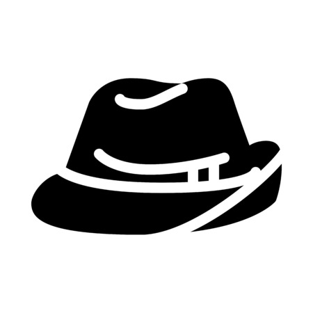 Trendy Stylish Hatのイラスト素材