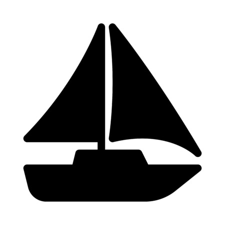 Sailboat illustrationのイラスト素材