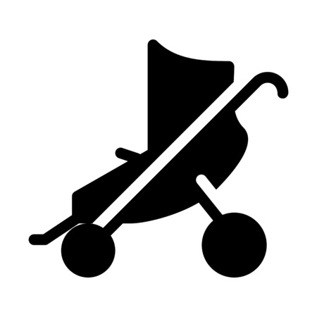Baby Pram Stollerのイラスト素材