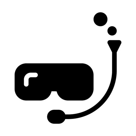 Diving Safety Gogglesのイラスト素材