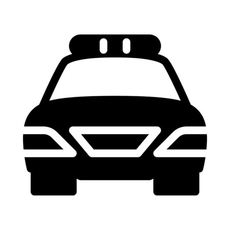 Police or Cop Carのイラスト素材