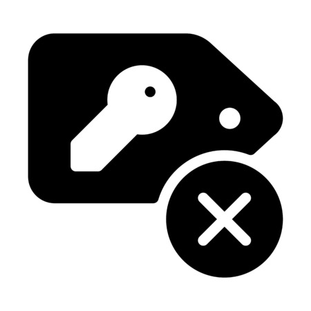 Delete Key Tagのイラスト素材