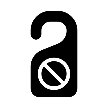Do Not Disturbのイラスト素材