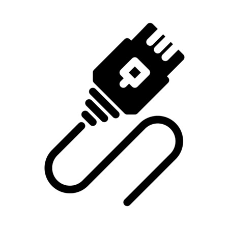 Network Cable Connectionのイラスト素材