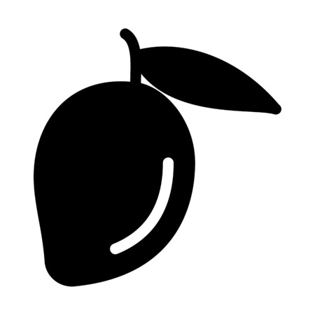 Summer Fruit Mangoのイラスト素材