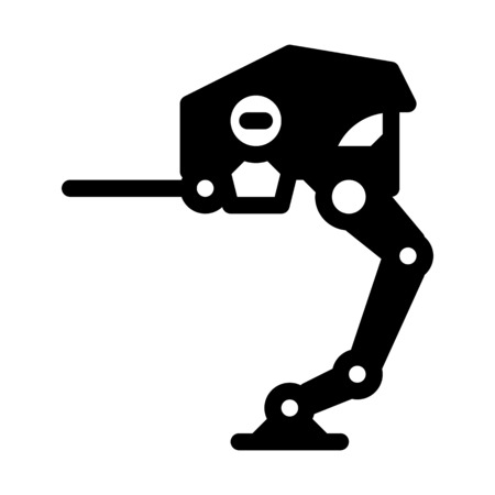 Single Leg Walkerのイラスト素材