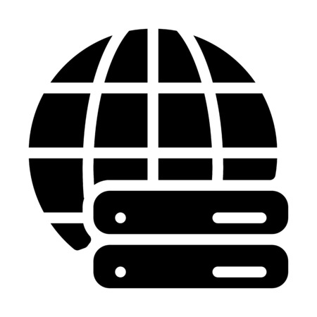 Global Server Databaseのイラスト素材