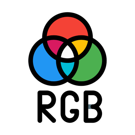 RGB color modelのイラスト素材