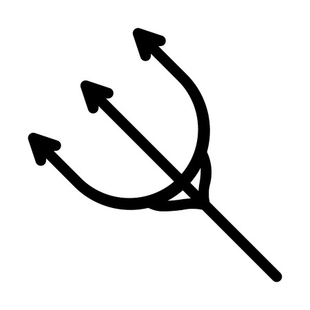 devil's fork tridentのイラスト素材