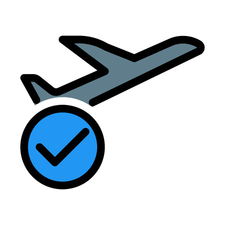 Airplane Destination Departureのイラスト素材