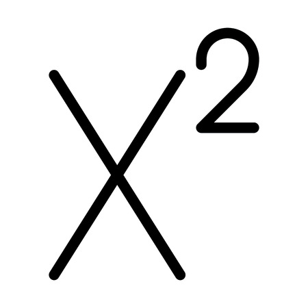 Superscript Formula Functionのイラスト素材