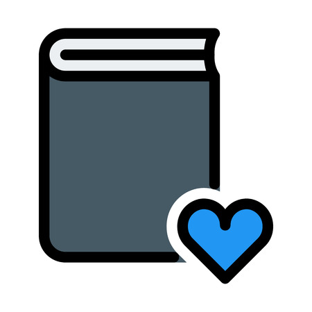 Romantic Novel Isolatedのイラスト素材