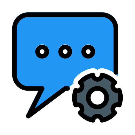 Chat Messenger Settingsのイラスト素材