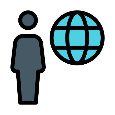 Global User Connectionのイラスト素材