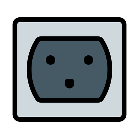 Power Supply Socketのイラスト素材