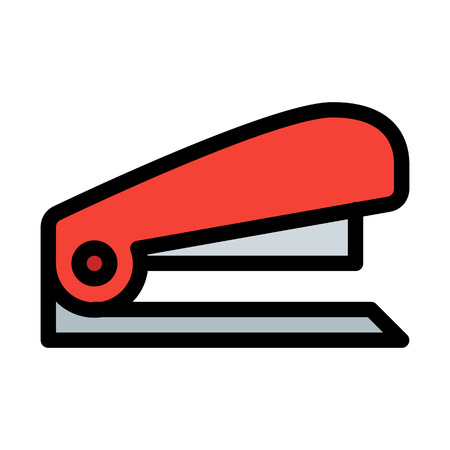 Office Supply, Staplerのイラスト素材
