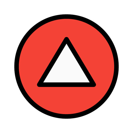 Up Arrow Buttonのイラスト素材