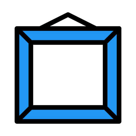 photo frame rectangularのイラスト素材