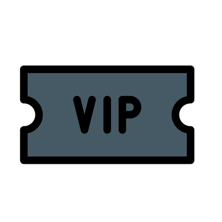 vip ticketのイラスト素材