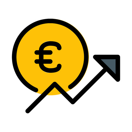 Euro Up Trendのイラスト素材