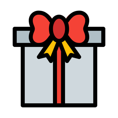 Present Box Wrappedのイラスト素材