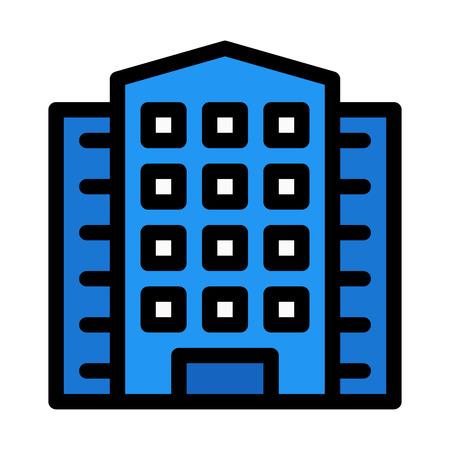 Corporate Office Buildingのイラスト素材