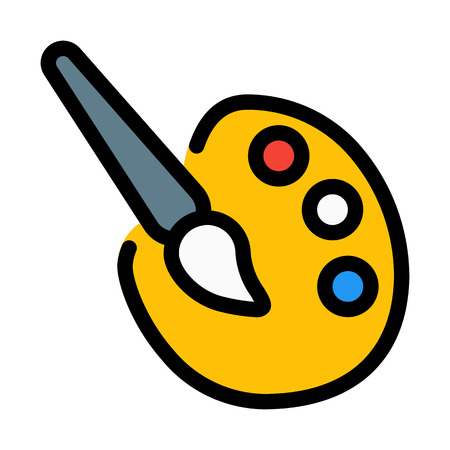 Color Drawing Trayのイラスト素材