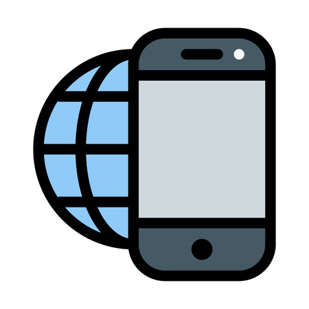 Global Mobile Networkのイラスト素材