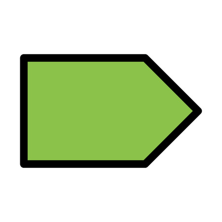 Right Arrow Labelのイラスト素材