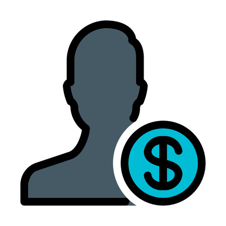 Dollar Userのイラスト素材